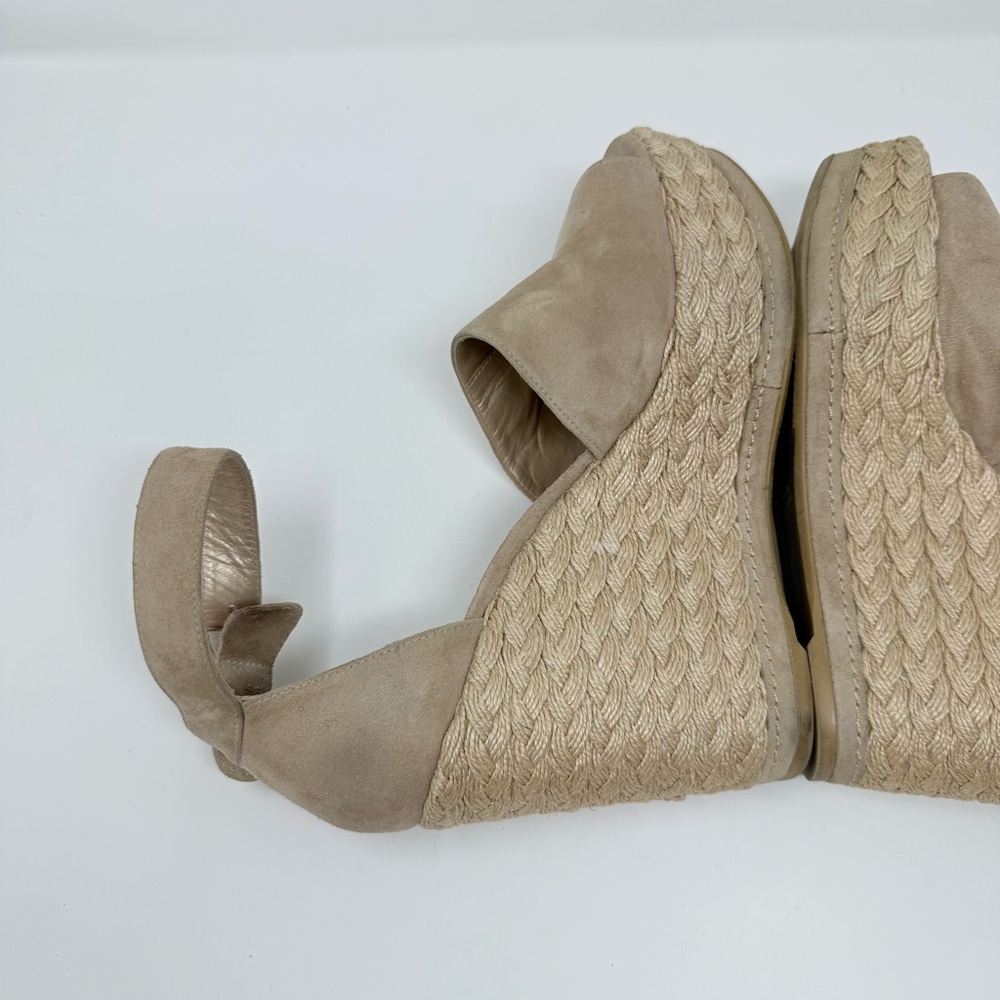 Stuart Weitzman Sohojute Wedge Sandal Sz US 9 - Picture 8 of 14